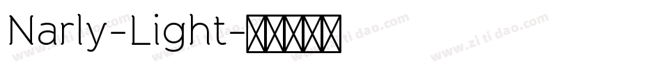 Narly-Light字体转换