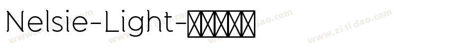 Nelsie-Light字体转换