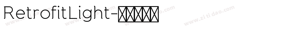 RetrofitLight字体转换