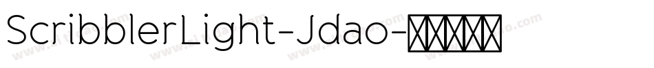 ScribblerLight-Jdao字体转换