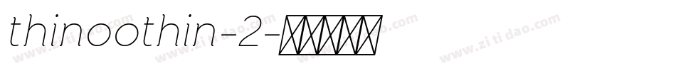 thinoothin-2字体转换