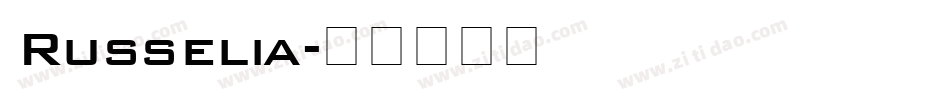 Russelia字体转换