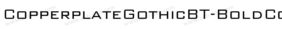 CopperplateGothicBT-BoldCond字体转换