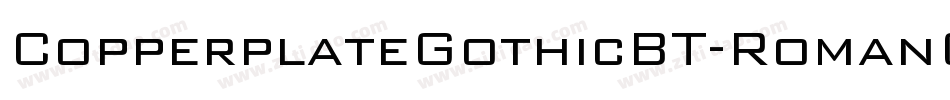 CopperplateGothicBT-RomanCond字体转换