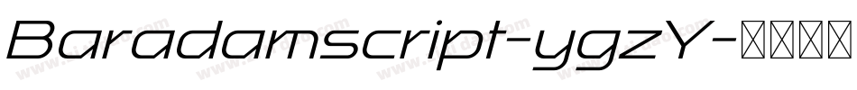 Baradamscript-ygzY字体转换