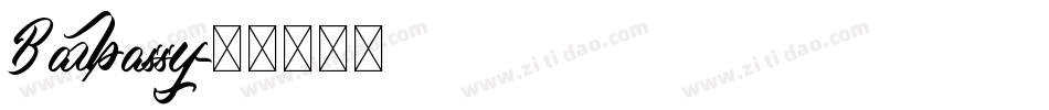 Barbassy字体转换