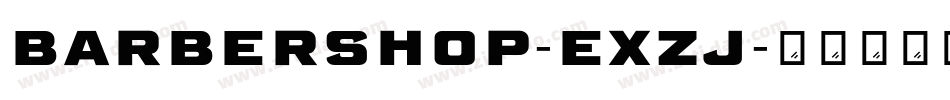 BarberShop-EXZj字体转换