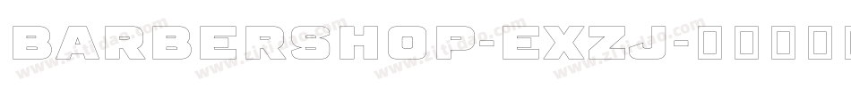BarberShop-EXZj字体转换