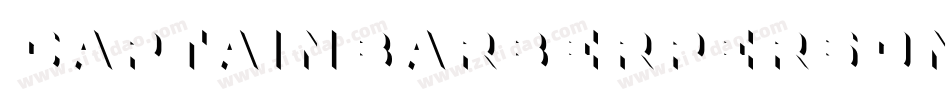 CaptainBarberPersonalUse-owxxq字体转换