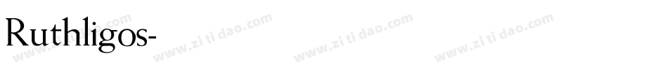 Ruthligos字体转换
