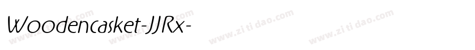 Woodencasket-JJRx字体转换