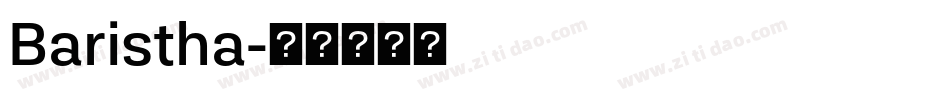Baristha字体转换