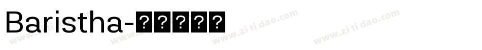 Baristha字体转换