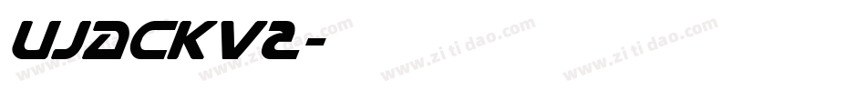 Ujackv2字体转换