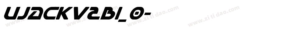 Ujackv2bi_0字体转换