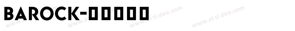 Barock字体转换