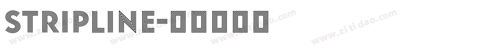 StripLine字体转换