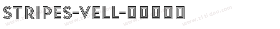 Stripes-vELL字体转换