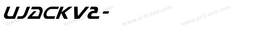 Ujackv2字体转换