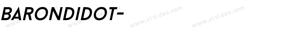BaronDidot字体转换
