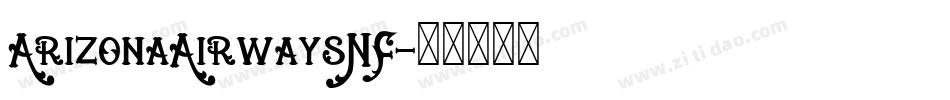 ArizonaAirwaysNF字体转换
