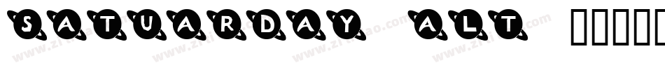 satuarday-alt字体转换
