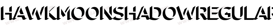 HawkmoonShadowRegular-Bw4B字体转换
