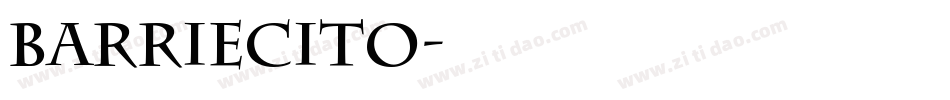 barriecito字体转换