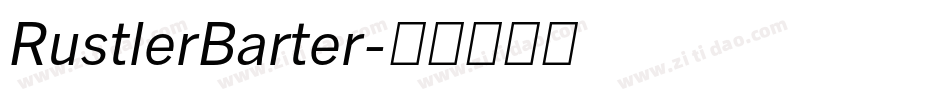 RustlerBarter字体转换