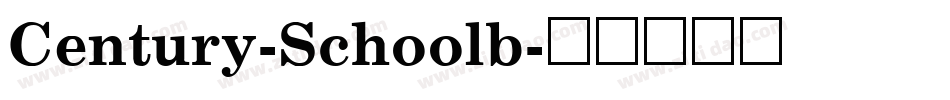 Century-Schoolb字体转换