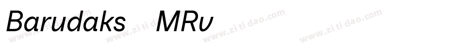 Barudaks-8MRv2字体转换