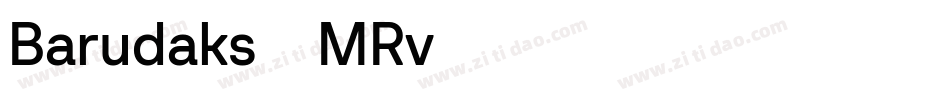 Barudaks-8MRv2字体转换