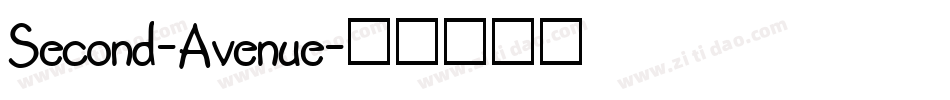 Second-Avenue字体转换