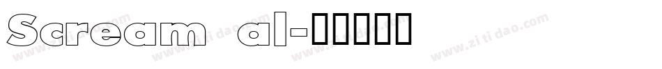Scream_al字体转换