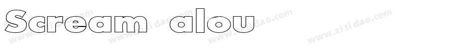 Scream_alout字体转换