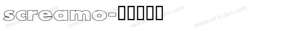 screamo字体转换