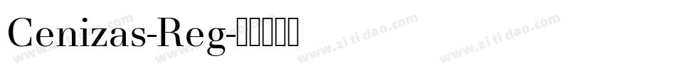 Cenizas-Reg字体转换