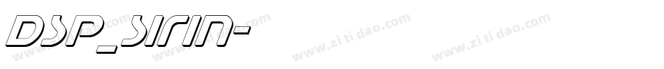 DSP_SiRin字体转换