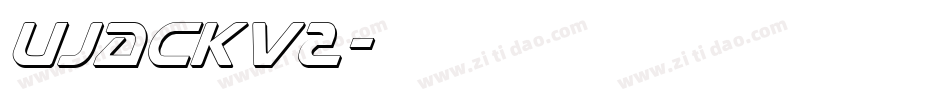 Ujackv2字体转换