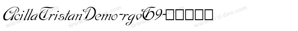 AcillaTristanDemo-rgvG9字体转换