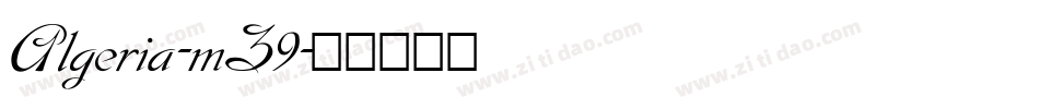 Algeria-mZ9字体转换