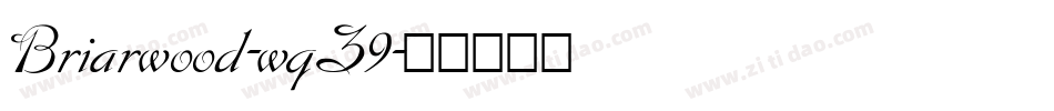 Briarwood-wqZ9字体转换