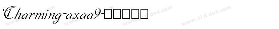 Charming-axaa9字体转换