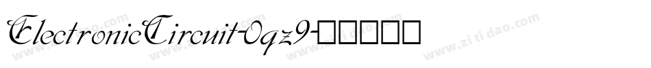 ElectronicCircuit-0qz9字体转换