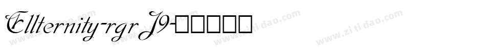Ellternity-rgrJ9字体转换