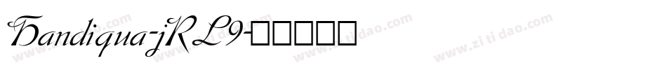 Handiqua-jRL9字体转换