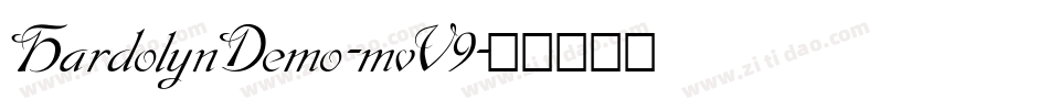 HardolynDemo-mvV9字体转换