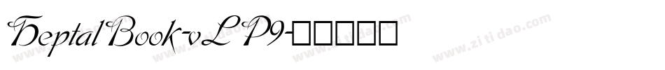HeptalBook-vLP9字体转换