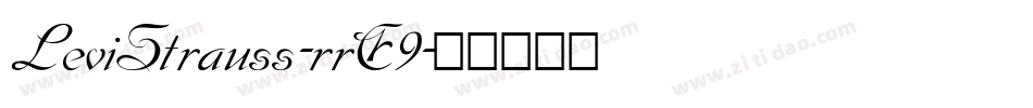 LeviStrauss-rrE9字体转换