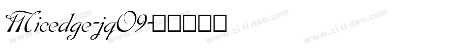 Micedge-jqO9字体转换